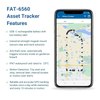FLEETBridge FAT - 6560,Waterproof, Magnet mount, GPS Asset GPS Tracker, 4G LTE Canada & & US (US Roaming included), 1 Year Device Warranty - FleetBridge Store (FBe)