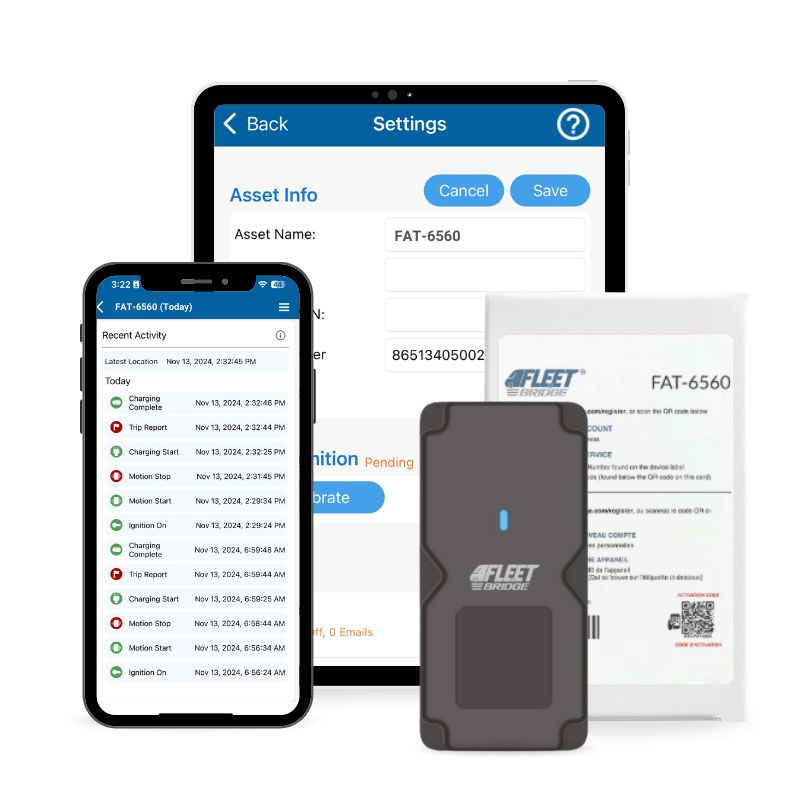 FLEETBridge FAT - 6560,Waterproof, Magnet mount, GPS Asset GPS Tracker, 4G LTE Canada & & US (US Roaming included), 1 Year Device Warranty - FleetBridge Store (FBe)