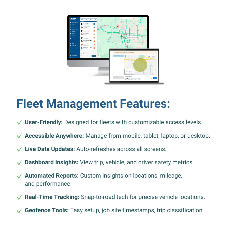 FLEETBridge FVT - 1250 Plug & Play Vehicle GPS Tracker, 4G LTE Canada & US (US Roaming included), 1 Year Device Warranty. OBD & Virtual Ignition detection. - FleetBridge Store (FBe)